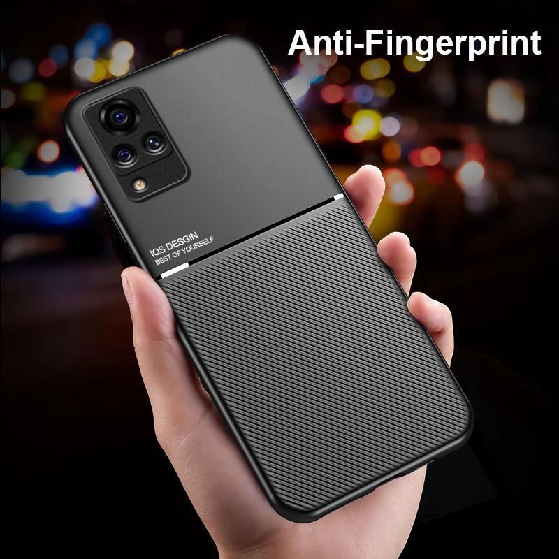 Luxury Leather Phone Case For Vivo V21 V21e V20 SE Y51 Y31 S9 S10 Pro Cover Silicone Case For Vivo Y20 Y30 Y53S Y20S Y11S Y12S