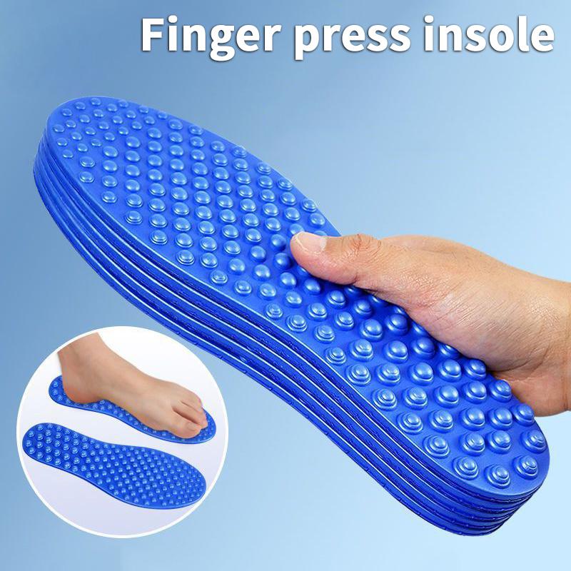Finger Pressure Board Massage Insole Relieve Foot Fatigue Shoes Insoles Men Woman Shoe Pads Soft Sports Casual Shoes Sole 1Pair