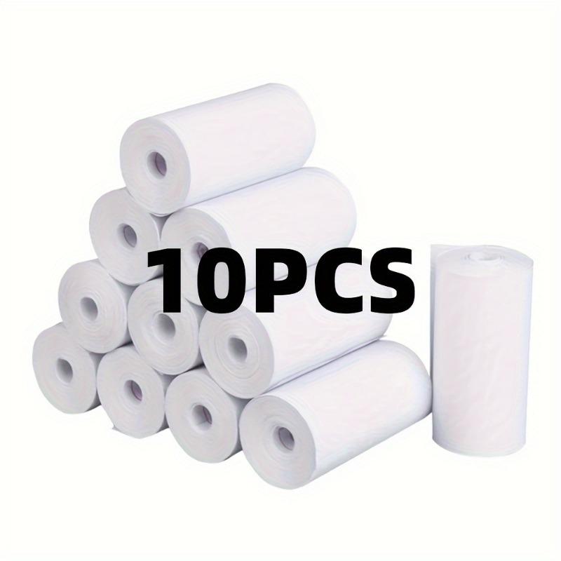 10 рулонов белой термобумаги 10pcs белый