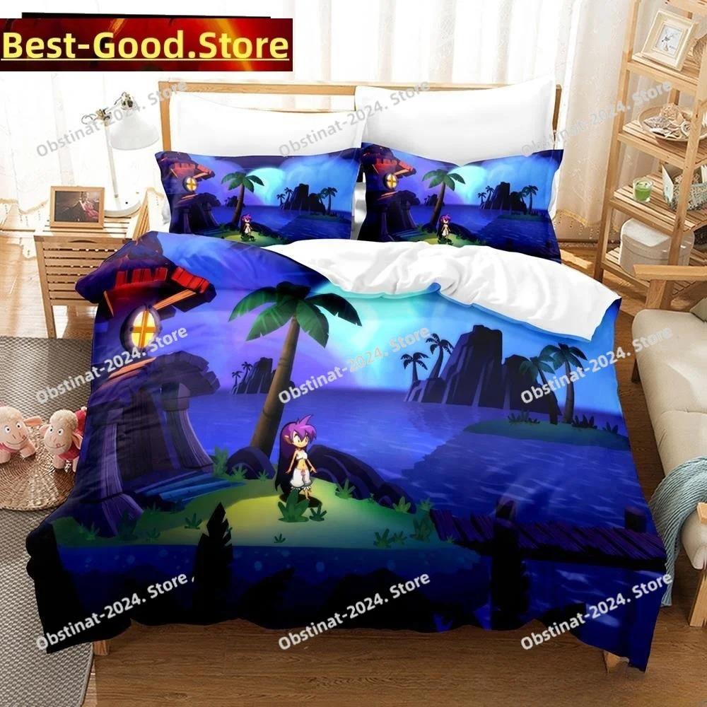 New Shantae Half-Genie Hero Bedding Set Duvet Cover Full Queen King Size Pillowcase Bed Printed Aldult Kid Bedroom Single Twin