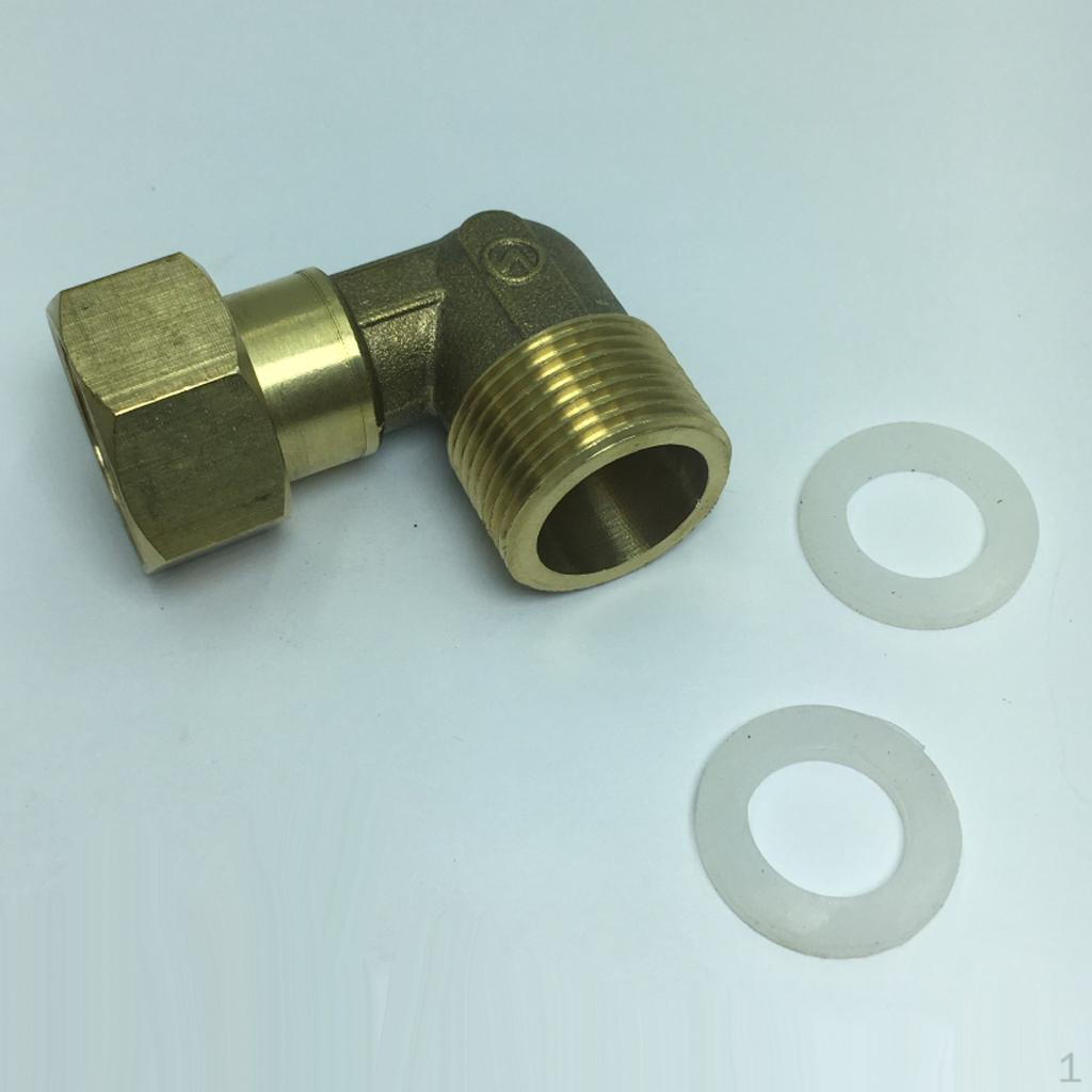90 Degree Brass L-piece Hose Joiner Thread Male Elbow Fittings - As Described, Model_3