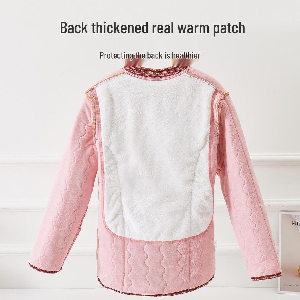 Grandma's Lightweight Winter Cotton Jacket - Warm, Short, Padded Coat for Mom