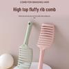 Yangzi Fluffy Curved Comb - Women's Long Hair Styling & Massage Travel Comb