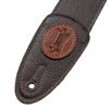 Leathers Suede Leather Guitar Dark Brown Levy's Strap,