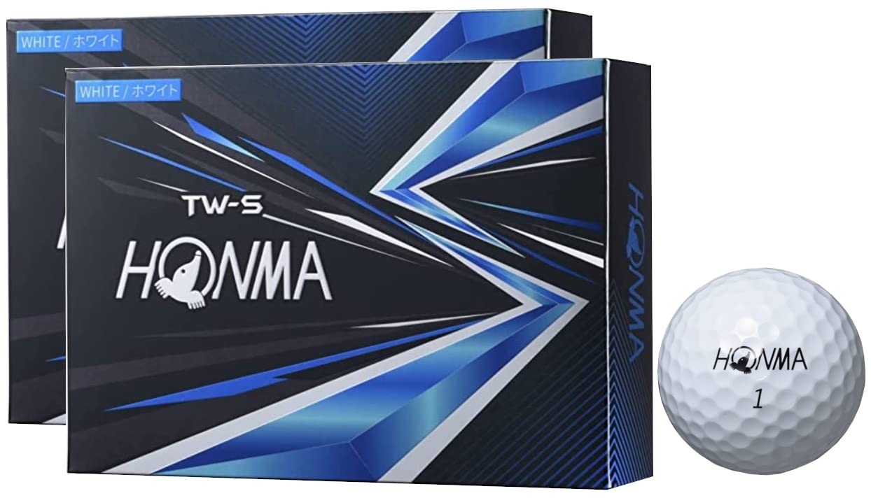 

[2 Dozen + Bonus] Honma Golf Balls 2021 Model TW-S (TW-S White, 2 Dozen)