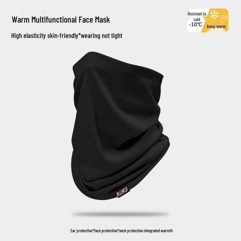 Unisex Knitted Neck Gaiter & Face Mask - Winter Warm, Thin Style Pullover Scarf