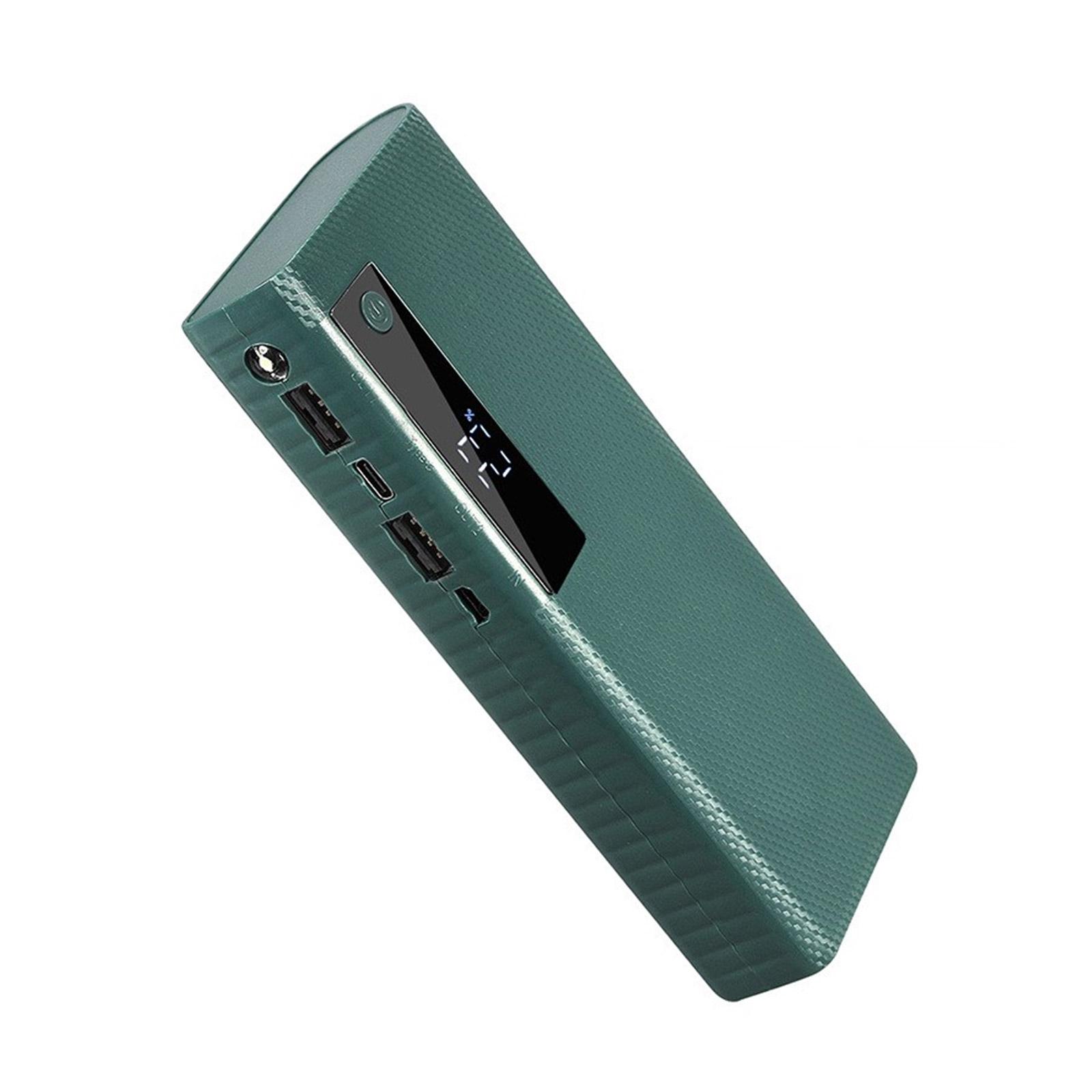 

Простая сборка 21700 Зарядный кейс 5 слотов Корпус из АБС-пластика USB Вход/Выход Зарядка Поддерживает Несколько Устройств зелёный