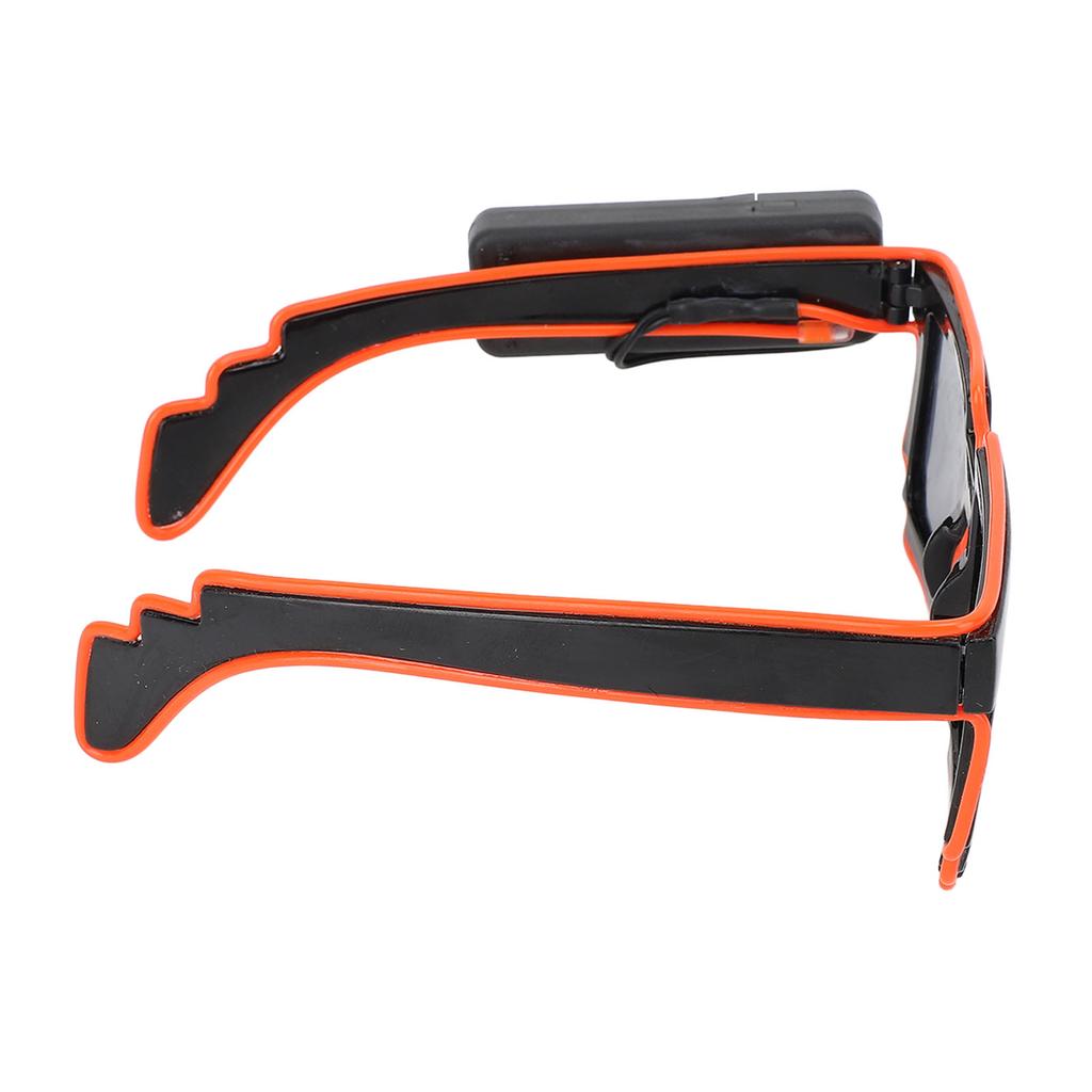 LED Light Up Glasses PVC Comfortable Multifunctional Luminous Glasses for Party Concert Bars