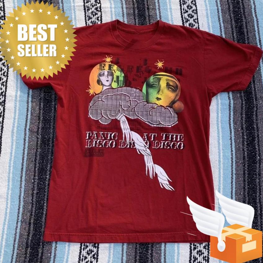 Panic At The Disco Band Tour Red T-shirt, Size S-4XL