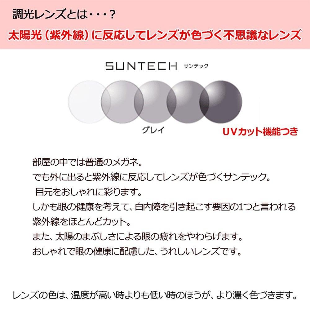 Photochromic Glasses RX5345D 2000 HOYA Photochromic Suntech Lenses Black Cell [Color-Changing Set] Ray-Ban & [Gray] (Photochromic Sunglasses)