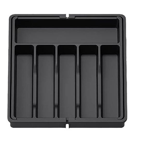 Dinnerware Storage Box Retractable Classification Organization Large Capacity Tableware Tray Cosmetic Jewelry Stationery Drawer
