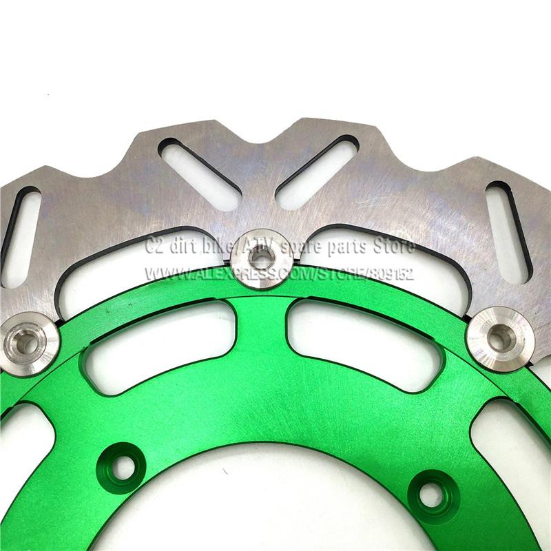 Front Floating Brake Disc Rotor Plate 320MM Oversize  Fit For Dirt Pit Bike Racing Motorcycle Supermoto