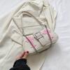 Simple and Fashionable Small Square Bag Women's Bag Autumn New Niche Design Shoulder Bag Simple and Fashionable Underarm Bag Women