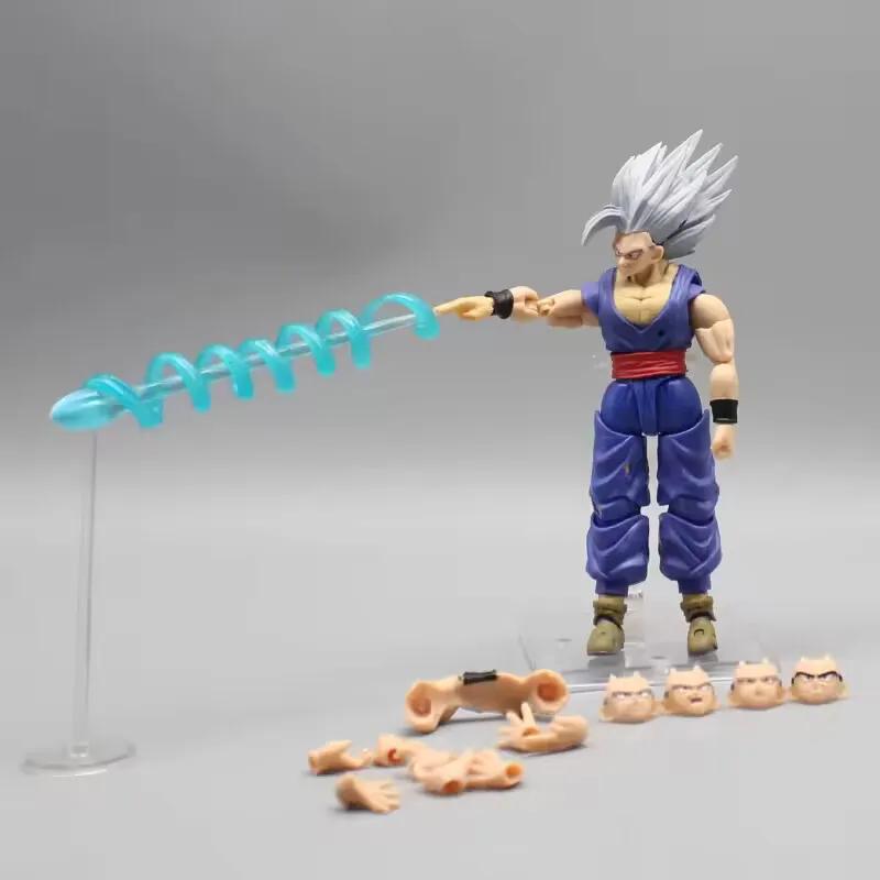 17cm SHF Dragon Ball Super Saiyan Son Gohan Beast PVC Movable Action Figure Anime Collection Model Toys Gift