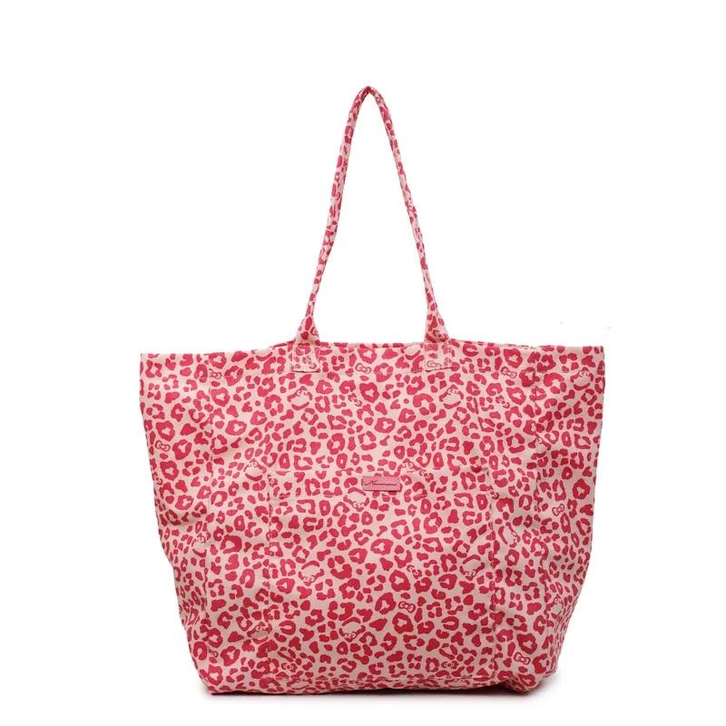 LEINWAND Hakenleiste Leopard Schultertaschen Neue Mode Große Kapazität Damen Handtaschen Verkauf 2026 Retro Design Pendler Damen Handtaschen