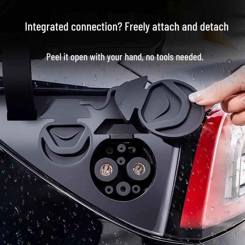 ZhiCheng Waterproof Dust Cover for Tesla Model Y/3/YL Charging Port
