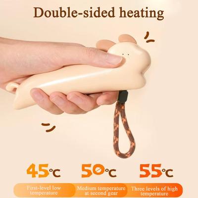 Hand Warmers Rechargeable 3-Level Double Sided Portable Pocket Heater Long Safe Heat Handwarmers For Commuting Home Dorm Office