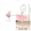 2pcs Hook Car Air Vent Clip Cute Cartoon Creative Ballet Girl Car Perfume Decorative Clip Car Air Freshener Diffuser