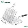 Detachable Stainless Steel BBQ Grill Net & Clamp