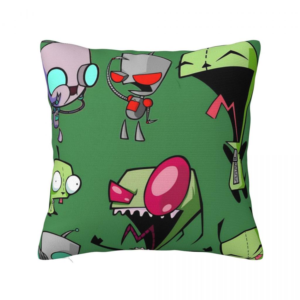 Invader Zim Gir Dib Robot Povlak na polštář Americký animovaný povlak na polštář na pohovku ložnici domácí dekorace Povlak na polštář Povlaky na polštáře Dárek