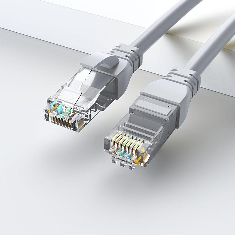 

Мережевий патч-корд Gigabit Ethernet категорії 6 без екранування - Кручена пара Cat6 для маршрутизаторів і комп ютерів 5 meters, 1 piece сірий колір