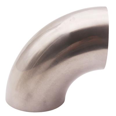3.5'' Ultra-Narrow Radius Shaft Bent 90° Stainless Steel 0.84D Exhaust Pipe -Usa
