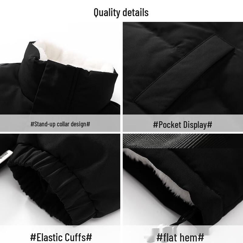 Warrior Men's Fleece-Lined Padded Winter Jacket