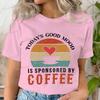 Unisexs Love Coffee Graphic Tee Coffee Lover Retro Vintage T Shirts Casual Crew Neck Short Sleeve Tshirt Trendy Unisex Clothing