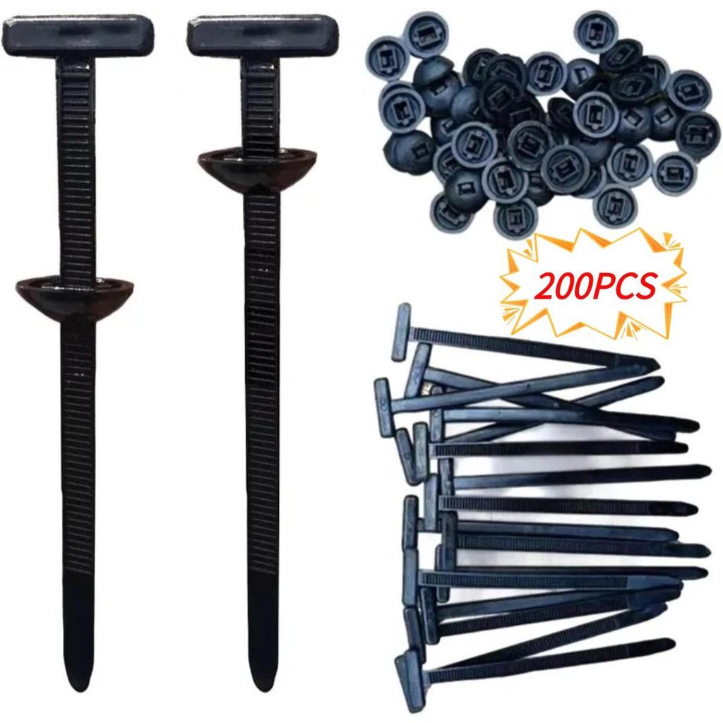 100/200 PIÈCES Câble en Nylon Collier de Câble Universel Boucle Robuste Autobloquante Fixe Fil Résistant Boucle Sangles de Fixation Pour Usage Intérieur et Extérieur