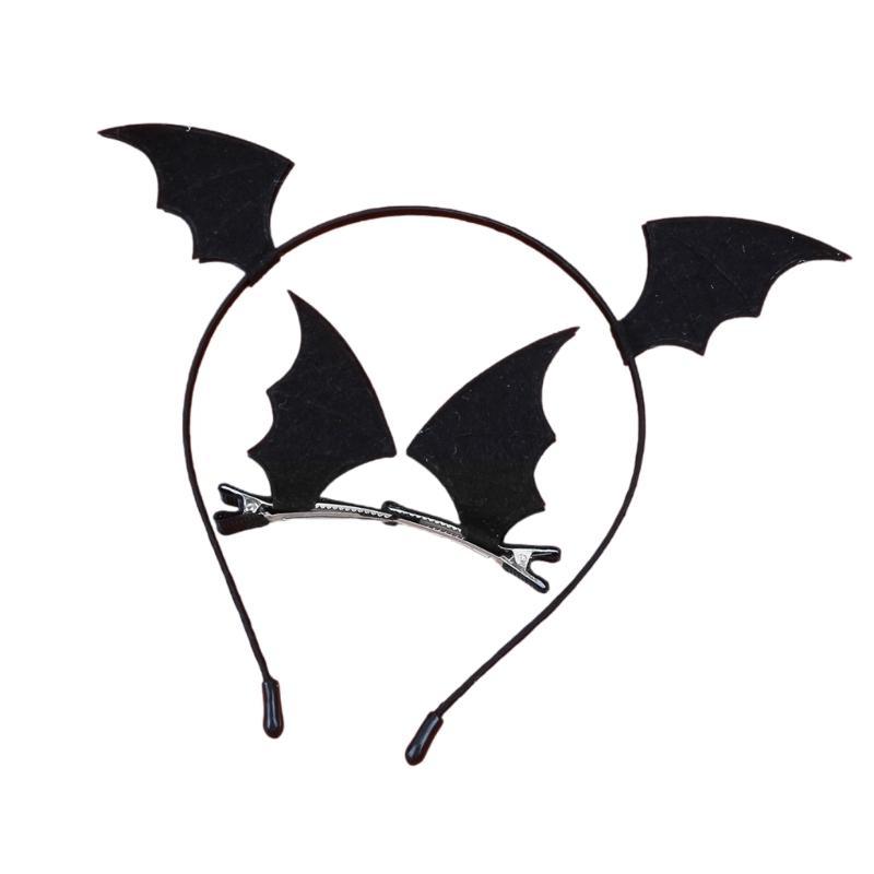 3Pcs Delicate Devil Horns Headwear Set for Kids and Adults Halloween Party