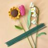30/40cm Green Flower Stem Sticks DIY Floral Material Handmade Wire Stem Accessories Twist Bar Accessories