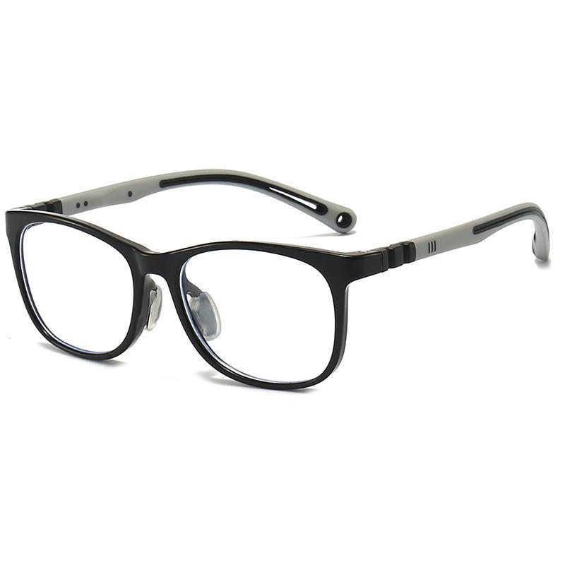 Children's Silicone TR90 Myopia Glasses Frame Anti-blue Light Eye Protection Flat Glasses Male and Female Students Amblyopia Hyperopia Frames