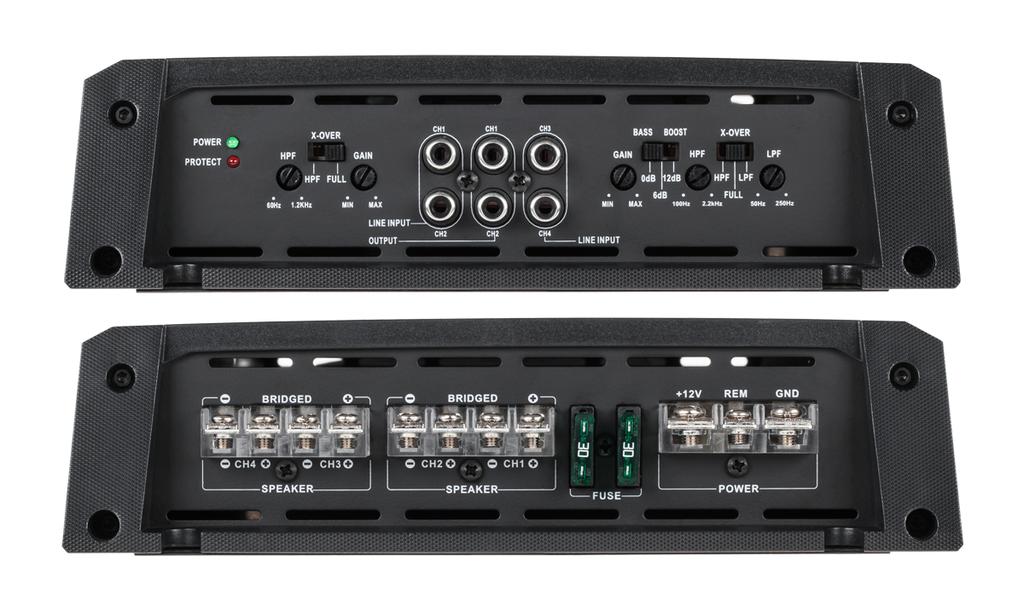 Peiying Basic 4-channel Car Amplifier