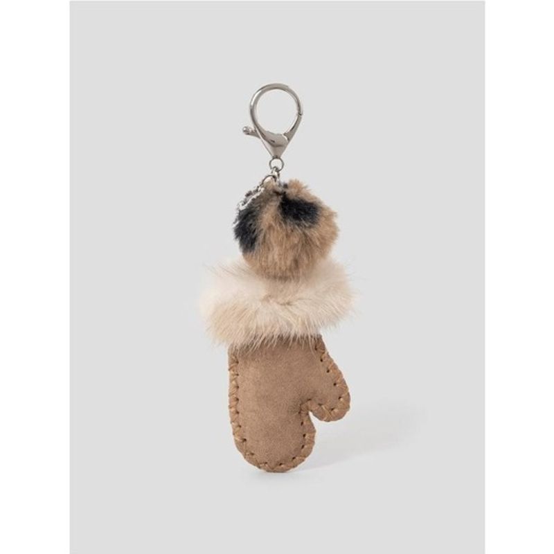 

8SECONDS Fur Glove Keychain Yellowish Brown (195X8ZWY5B) yellowish brown