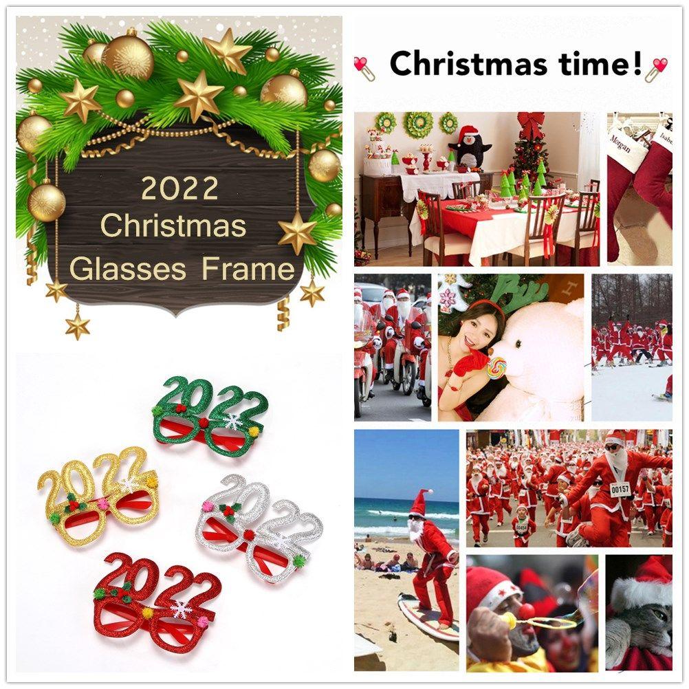 Christmas Day 2022 Free Items Buy Prop New Year Party Supplies Festival Xmas Decor Christmas Decorations 2022  Christmas Glasses Frame At Affordable Prices — Free Shipping, Real Reviews  With Photos — Joom