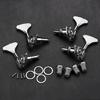 Electric Bass Tuner Peg 4 String Bass Machine Head Knobs Replacement Open Gear Bass Tuning Pegs Bass Accessory