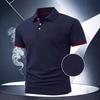 Summer New Men Short Sleeve Lapel Pure Color Polo Shirt Men Business Casual Golf Polo Shirt Tops