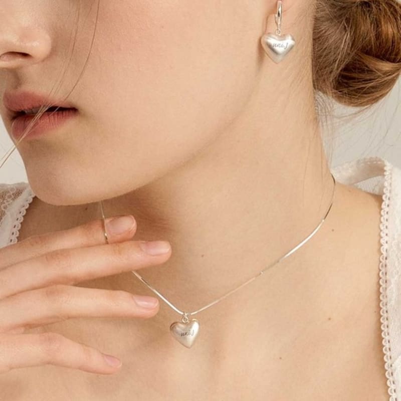 

UNI.J [In515]Loving Ball Silver Necklace single