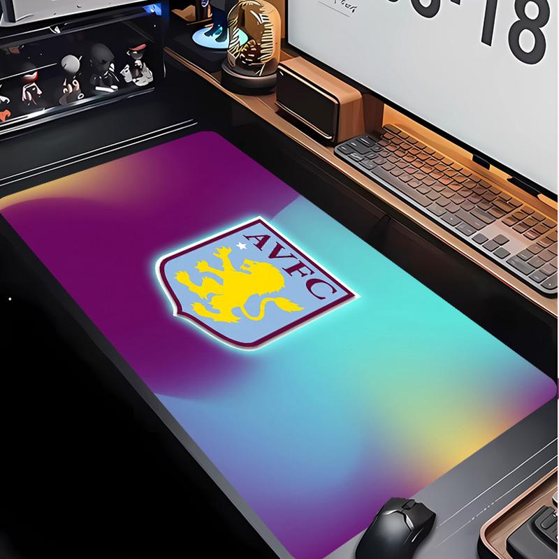 Tappetino per Mouse Stampa Calcio Aston Villa Non?Tappetino Antiscivolo in Gomma per Scrivania Impermeabile Mousepad da Gioco per Laptop Ufficio Desktop
