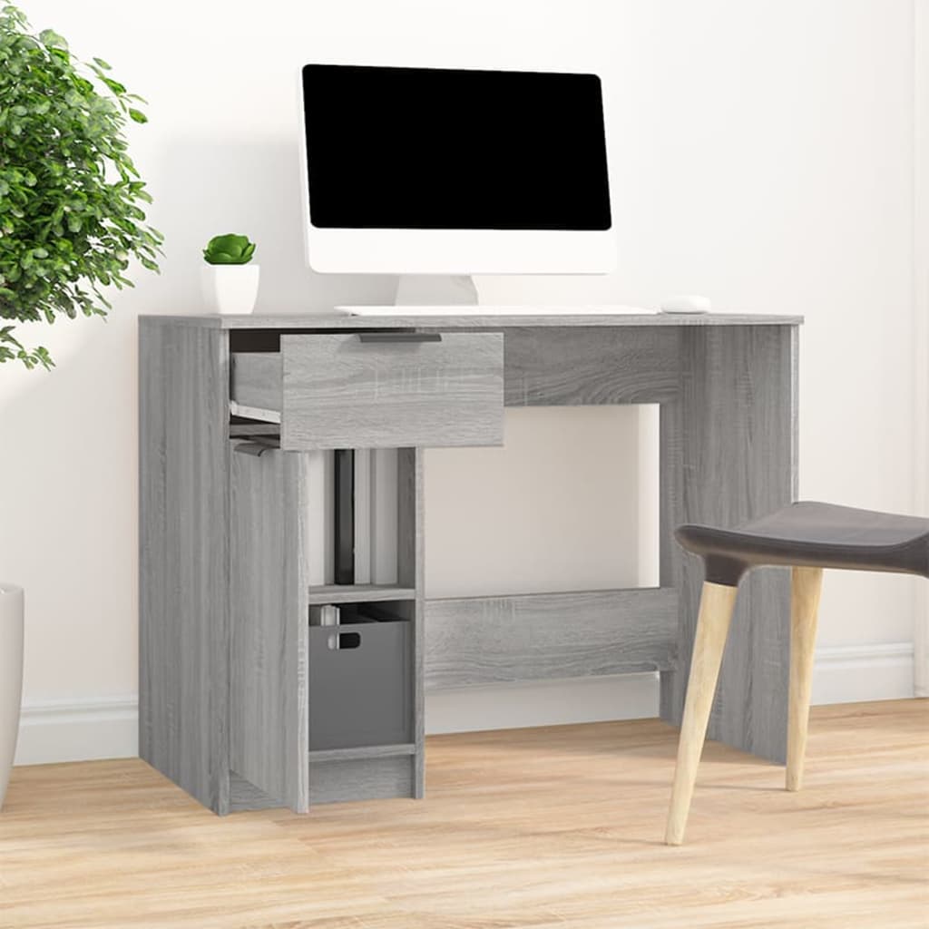 Desk Grey Sonoma 100 x 50 x 75 cm Particleboard