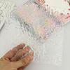 Transparent/Water Ripple A6 Notebook Cover Hard Loose Leaf Binder Cover  Photo Album Making