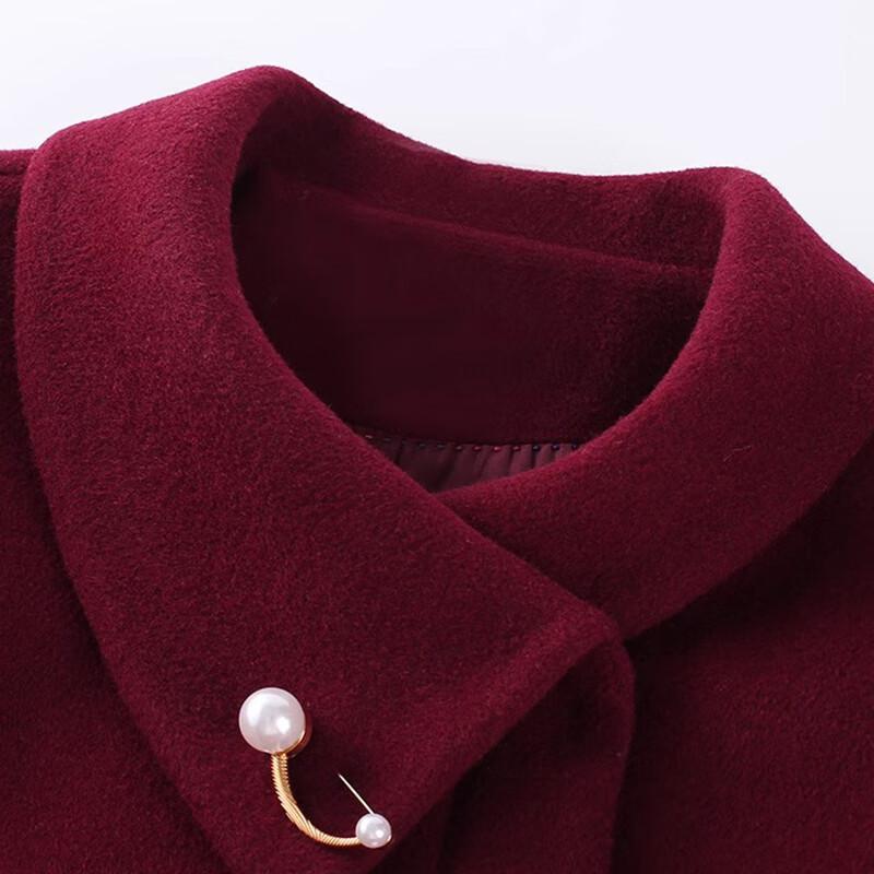 Women's Elegant Wool Blend Winter Formal Coat