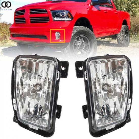 

Для Dodge Ram 1500 2013/2014-2018 Левый и Правый Прозрачный Корпус Противотуманные Фары Сборка