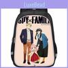 Spacious Spy Family Backpack For Kids Lightweight Oxford Fabric School Bag