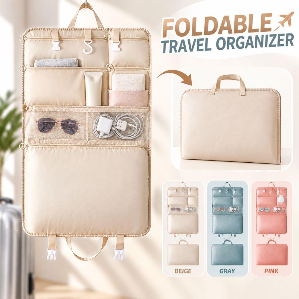 7-In-1 Luggage Accessories Foldable Hanging Storage Bags Travel Organizer Bag  Packing Organizer