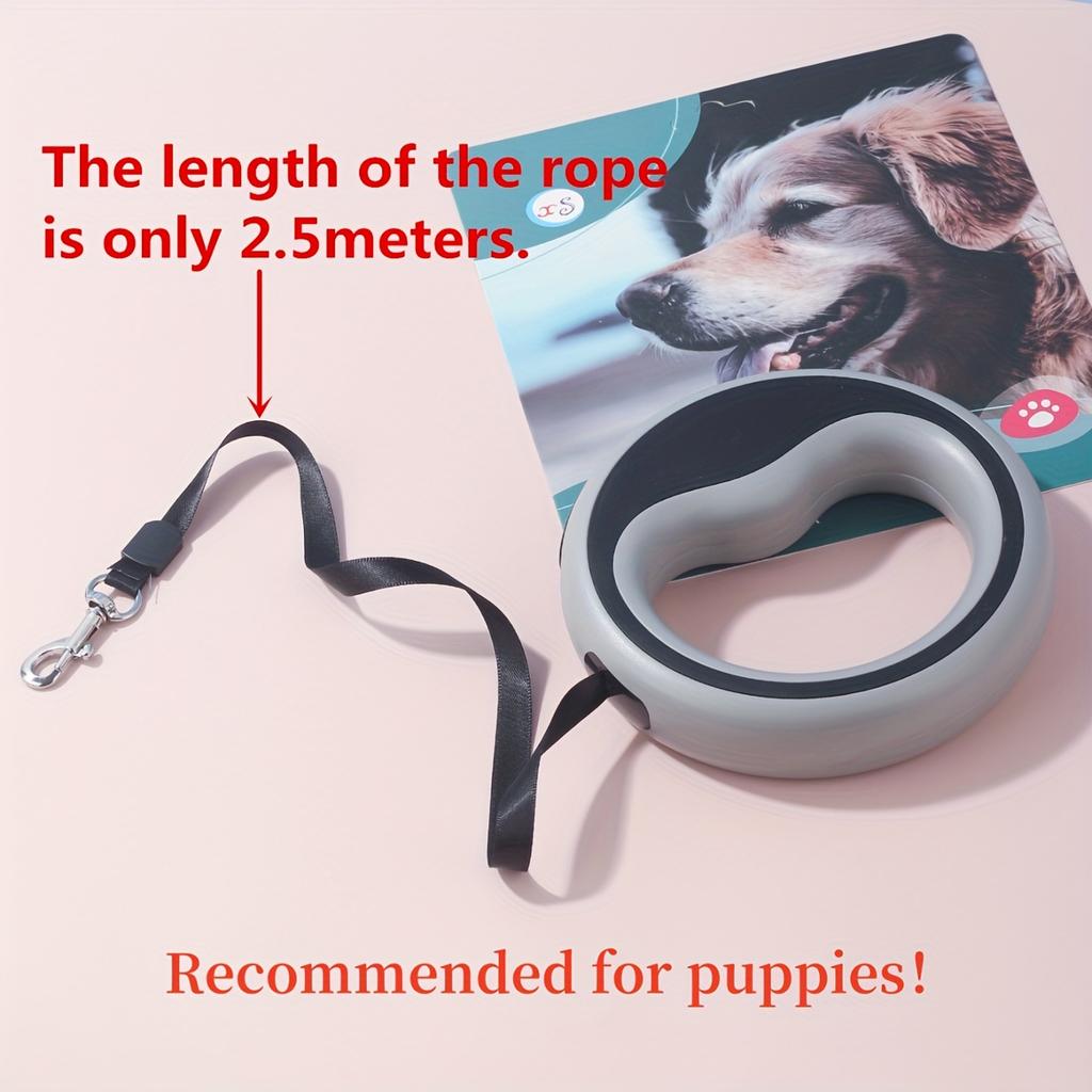 Retractable Dog Lead Heavy-Duty Extendable Dog Leads Strong Nylon Tape Leash One-Handed Brake Lock Tangle-Free Design for Small