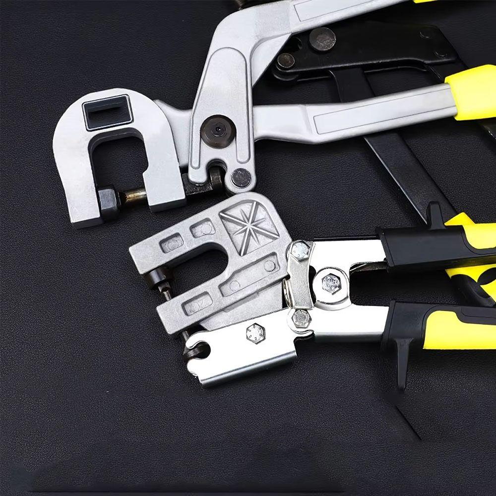 1Pcs Punch Lock Ceiling Punching Pliers Flat Mouth Stud Crimper Keel Forceps Wrench  Punching Tool