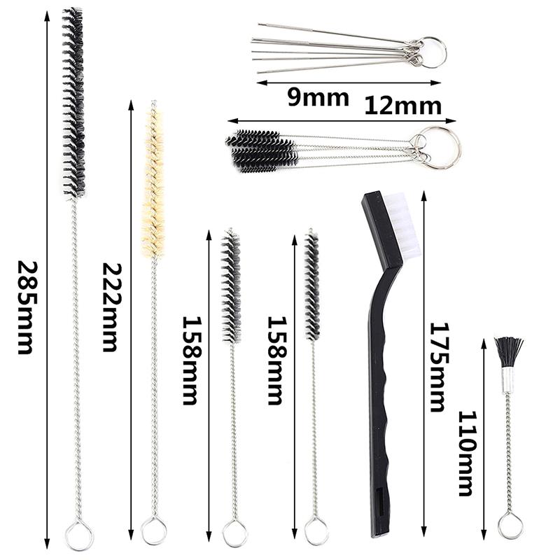 17Pcs/Set Professional Spray Cleaning Brush Set Paint Cleaning Kit Paint Brush To Clean Oil Stains Cleaning Maintenance Tools