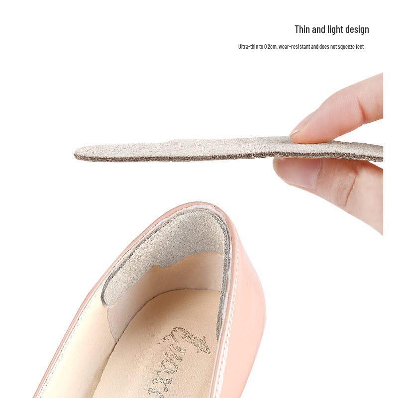 Women's Anti-Slip Heel Cushions: Soft, Thickened, Anti-Rub Shoe Inserts for Comfort in High Heels.