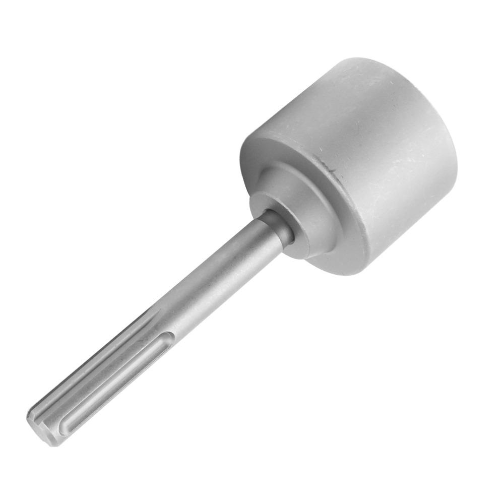 3/2.56/1.77 Inch Diameter Head Fence Post Pounder Steel SDS PLUS Shank Ground Rod Driver Post Driver Attachment Hammer Drills